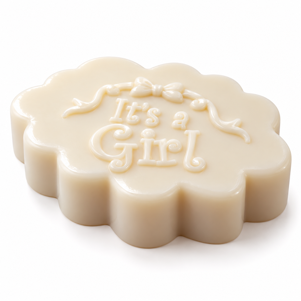 It's a girl goat milk soap