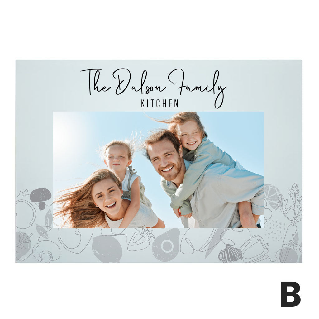 A4 Personalised Glass Chopping Boards