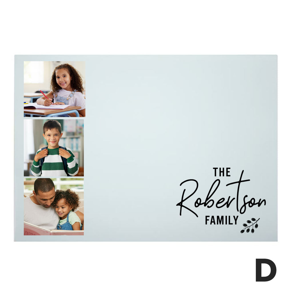 A4 Personalised Glass Chopping Boards