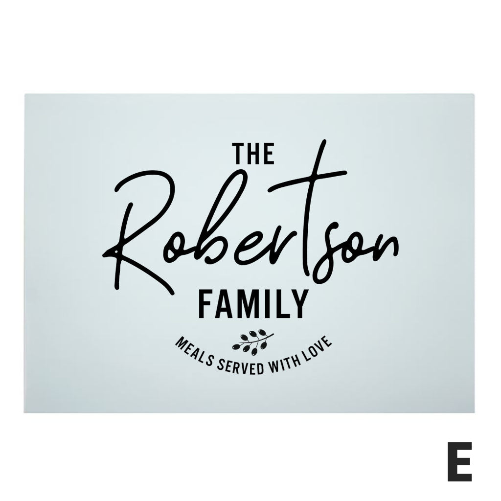 A4 Personalised Glass Chopping Boards