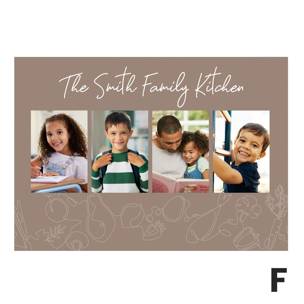 A4 Personalised Glass Chopping Boards