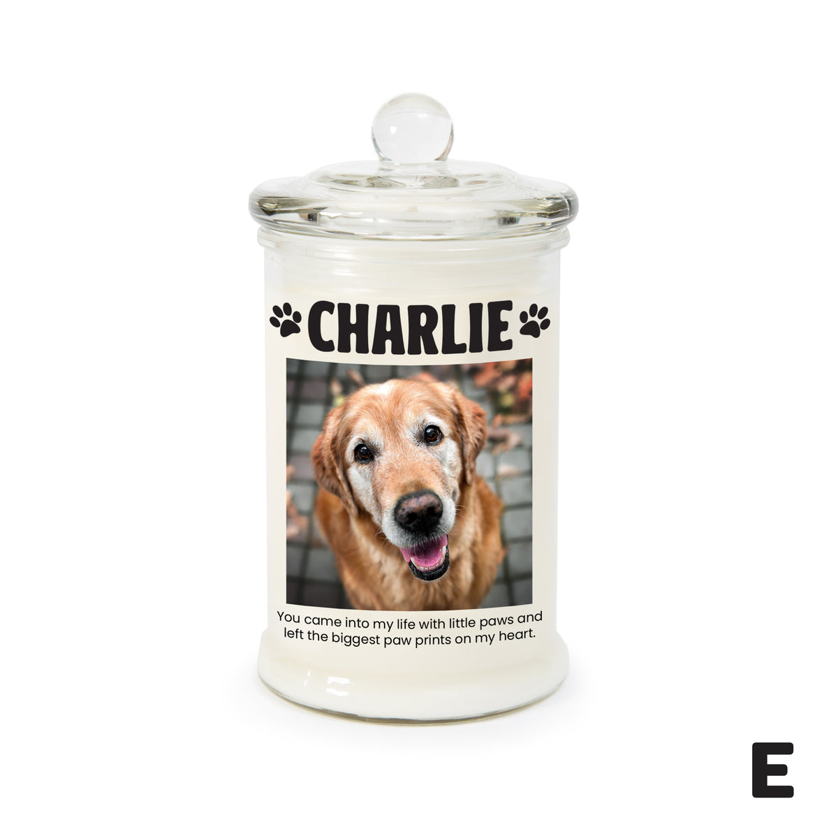 Personalised Candle - Pet Memorial