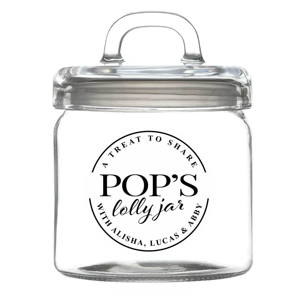 Lolly Jar Personalised Pops