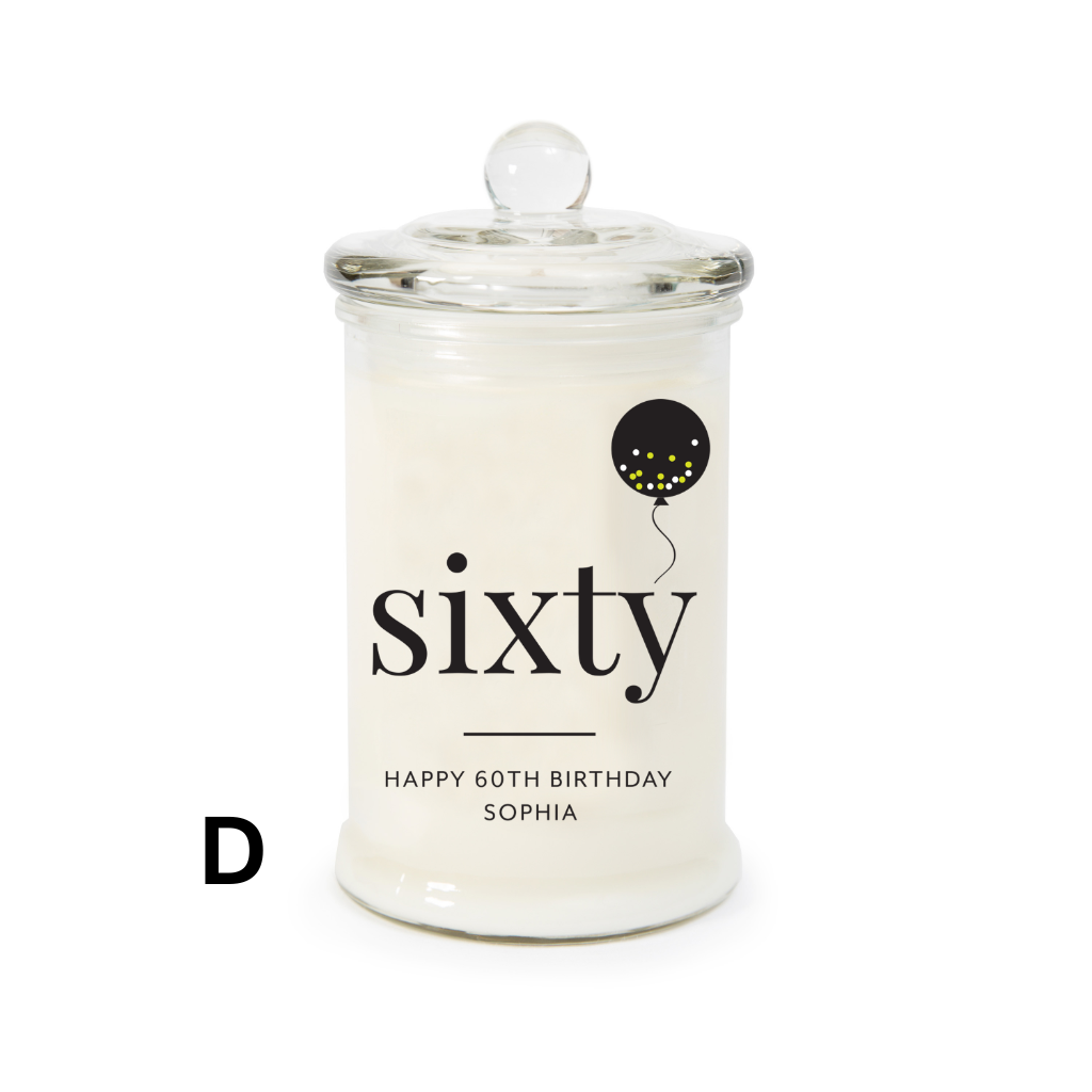 Milestone or not, make a birthday celebration even more special with a personalised candle. Personalised soy candles make beautiful and very personal gifts for friends and family.