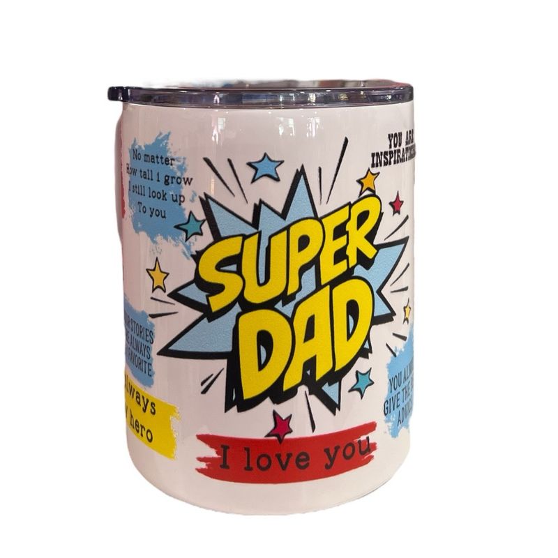 Super Dad Enamel Mug