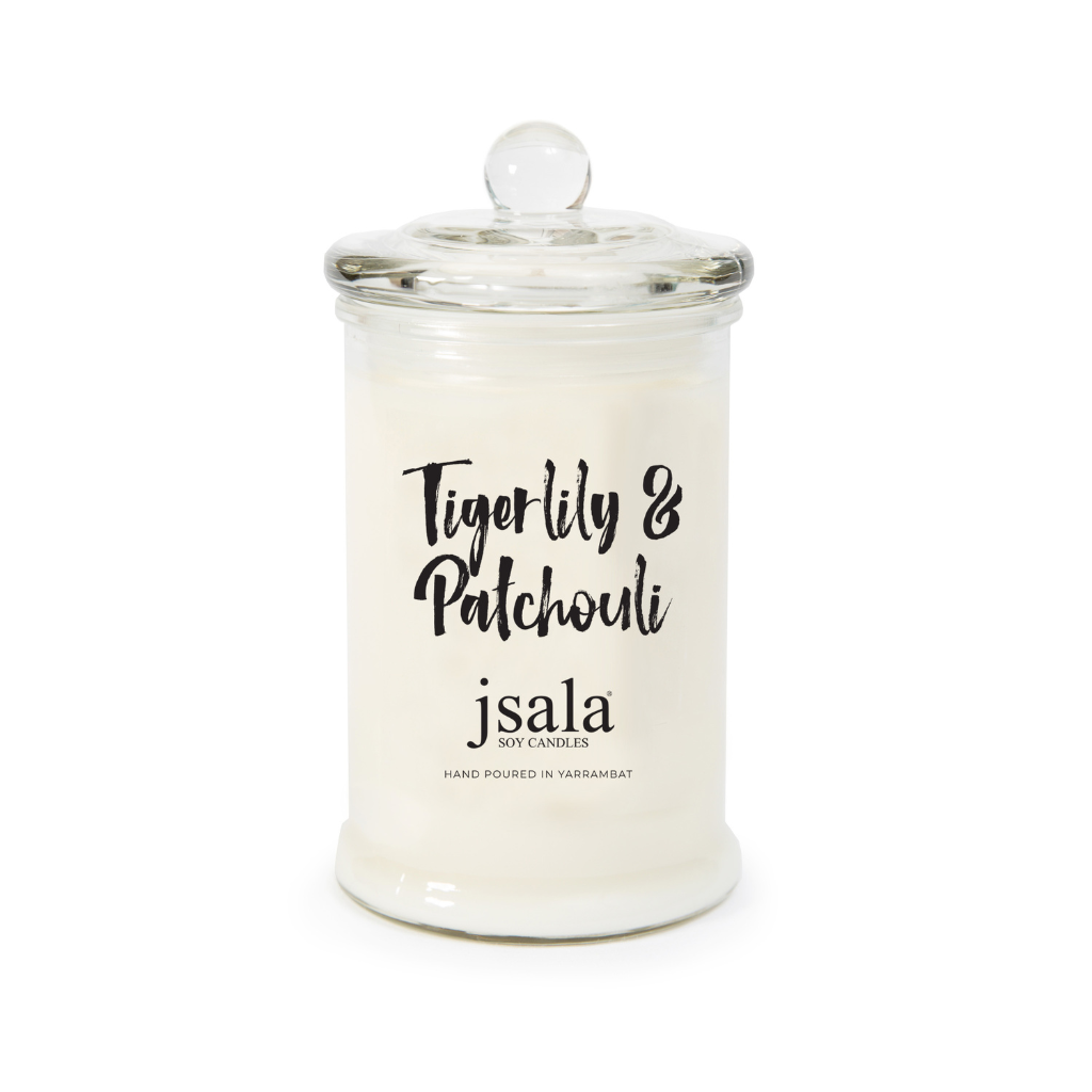 A timeless, romantic fragrance of calming tigerlily, sweet cherry blossom and a rich base of patchouli. Embrace the beauty of florals with this complex amber-based blend. Notes: Top notes are lemon and blackberry; middle notes are cherry blossom and tuberose; base notes are patchouli, sandalwood, musk and amber.