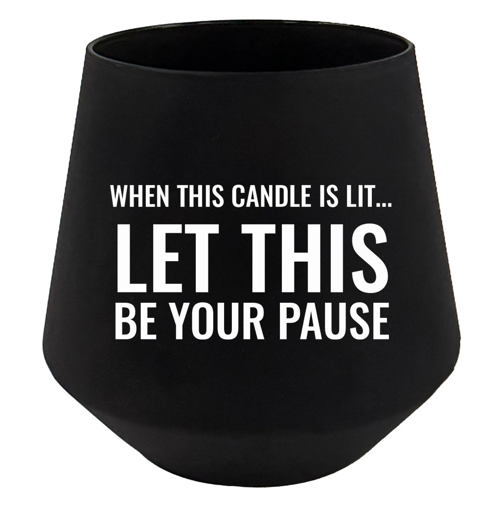When this candle is lit range