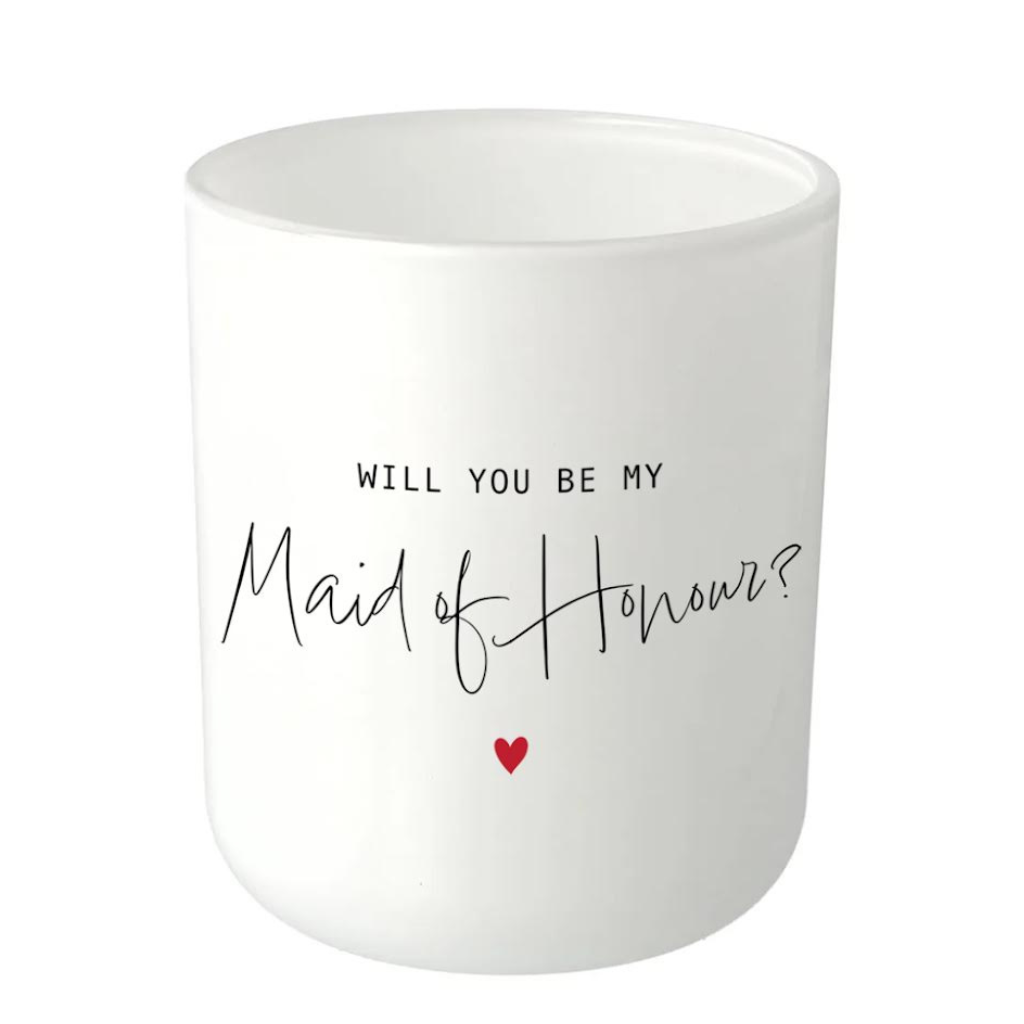 Will You Be My Bridesmaid/ Maid Of Honour Candle