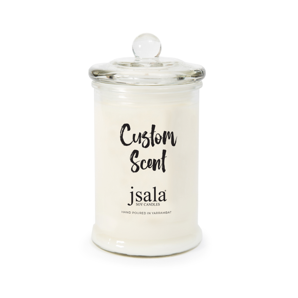Jsala Soy Candles Apotecary candle with custom scent