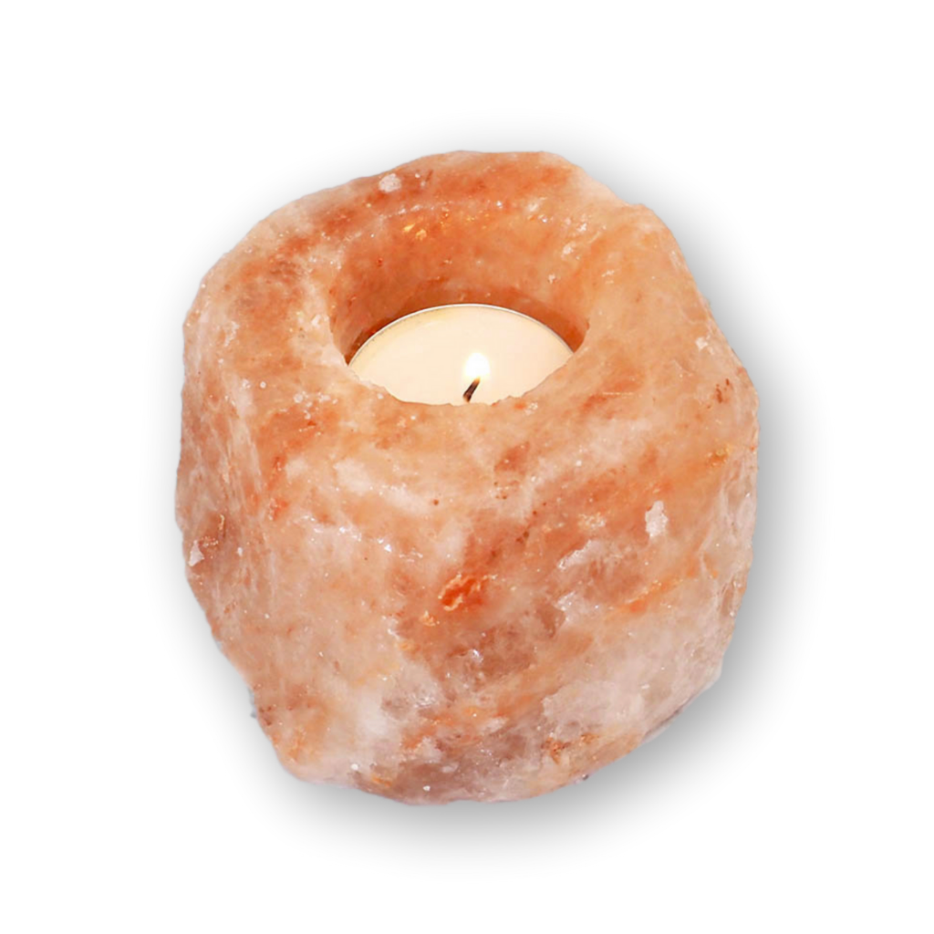 Himalayan Salt Natural Shape tea light Holder