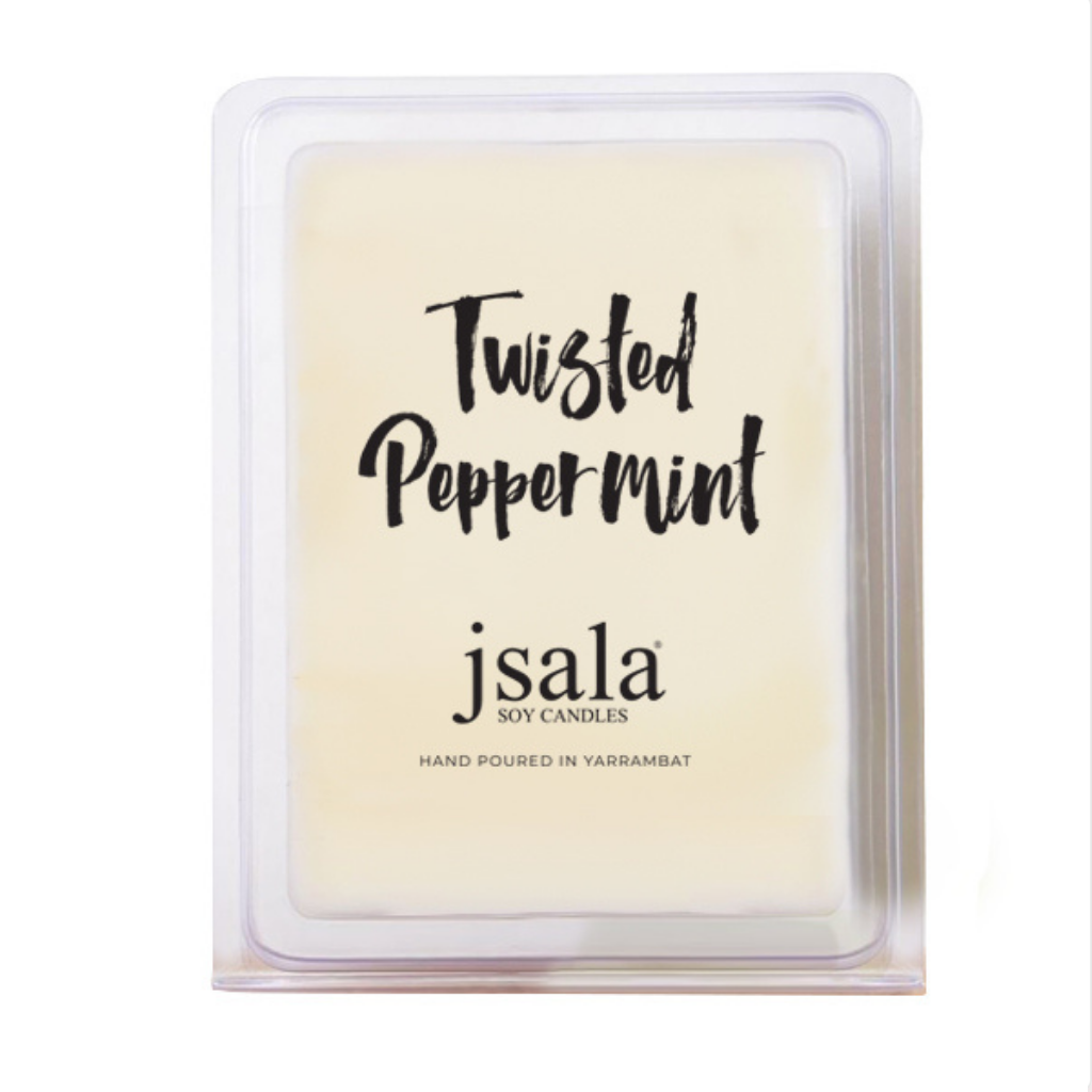 Jsala Soy Melts - Twisted Peppermint scent