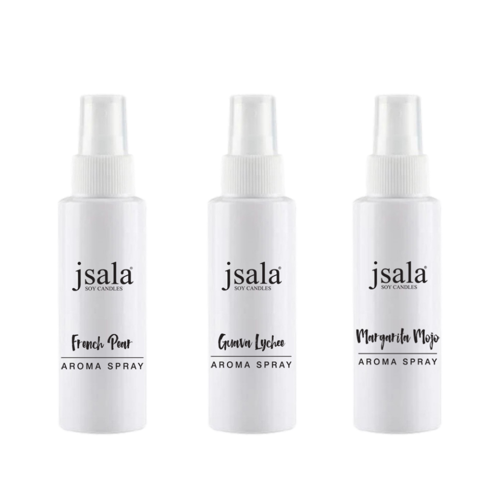 French Pear, Guava Lychee, Margarita Mojo mini Aroma Room Spray