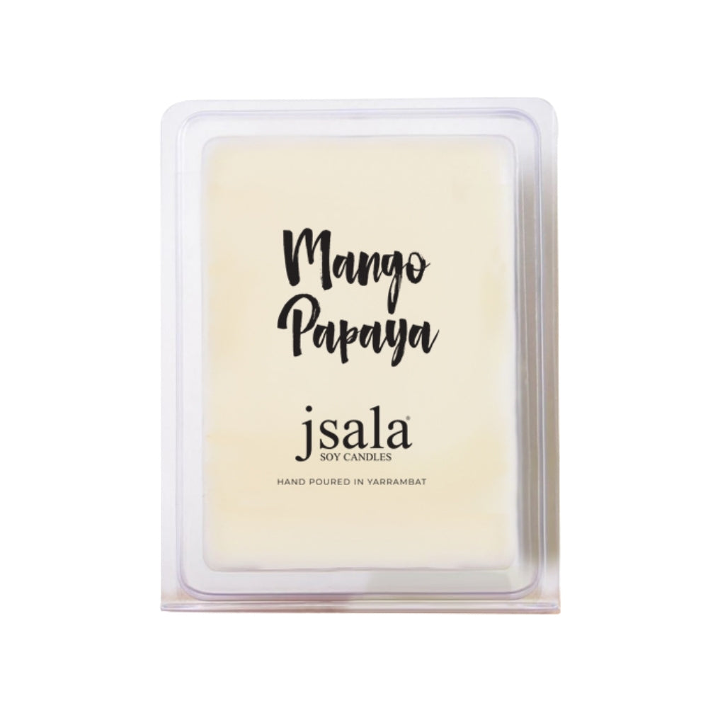 Jsala Soy Melt - Mango Papaya scent.
