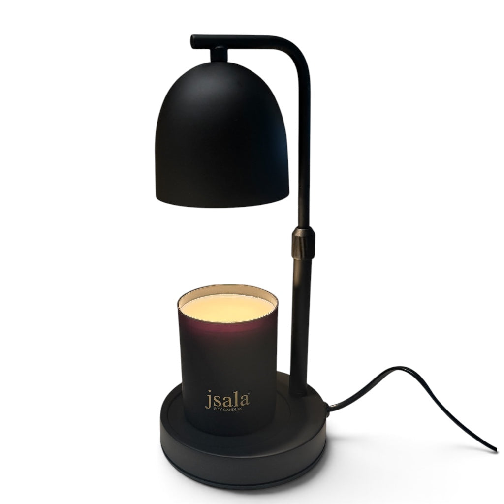 All black candle warmer lamp