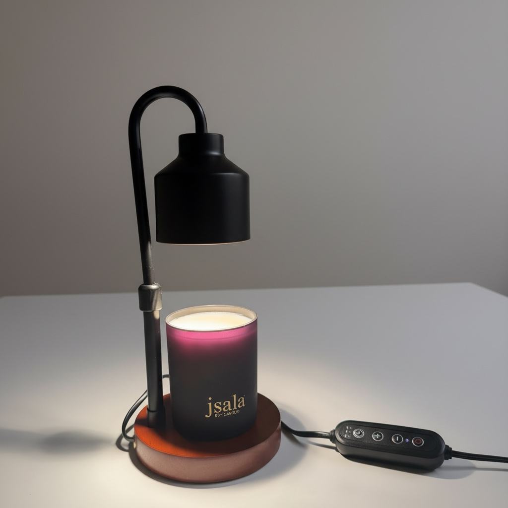 Electric Candle Warmer Lamp in Black