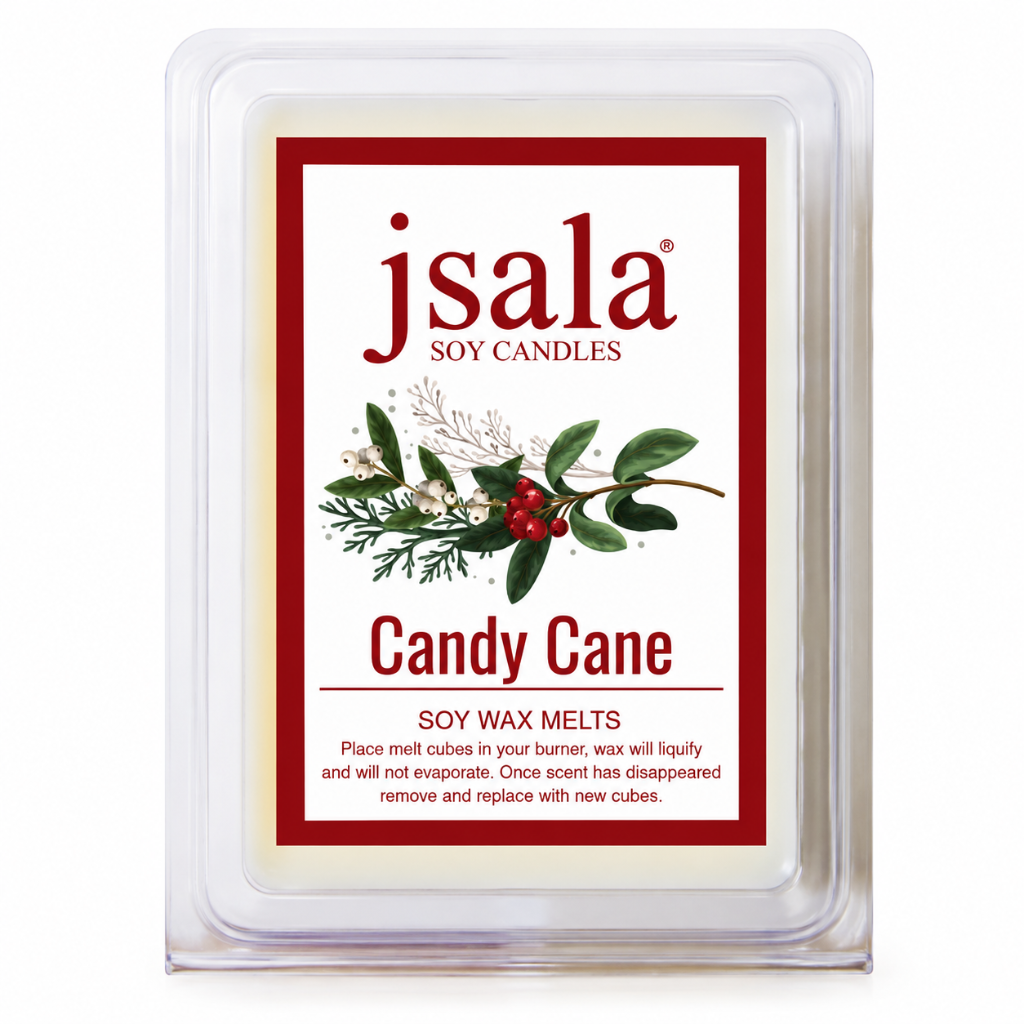 Candy Cane Soy Wax Melt packet
