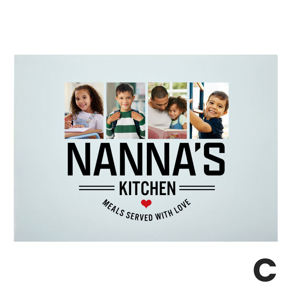 A4 Personalised Glass Chopping Boards