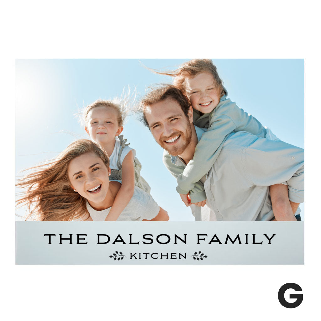 A4 Personalised Glass Chopping Boards