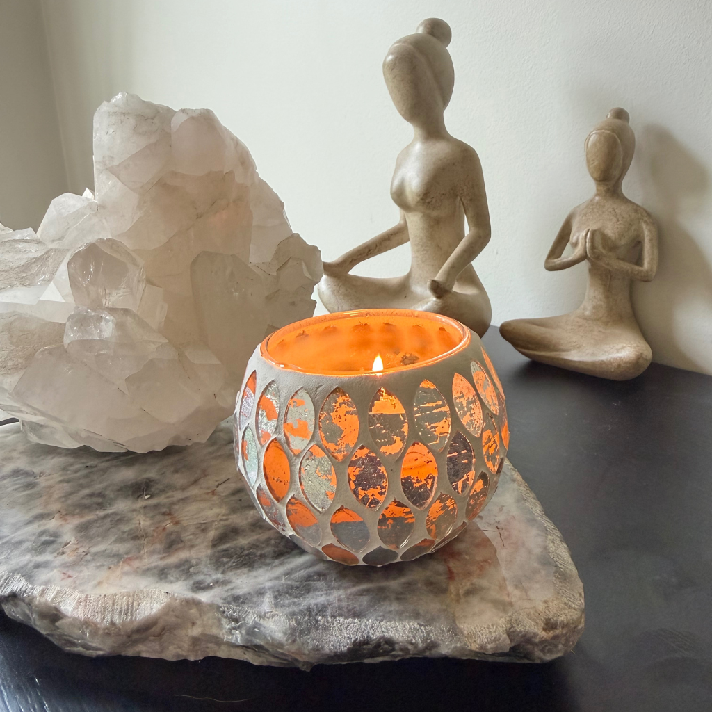 Mosaic Glow Candle 180gm
