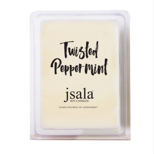 Jsala Soy Melts - Twisted Peppermint scent