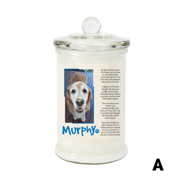 Personalised Candle - Pet Memorial